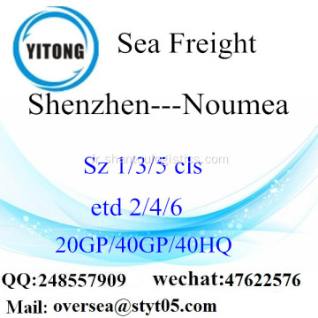 Fret maritime Port de Shenzhen expédition à Nouméa